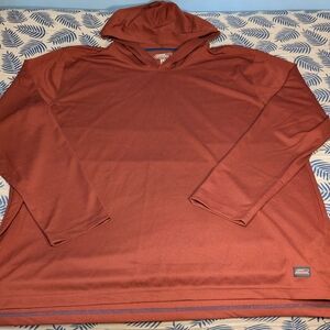 Dickies Men's Rust Hoodie Shirt Size 2XL